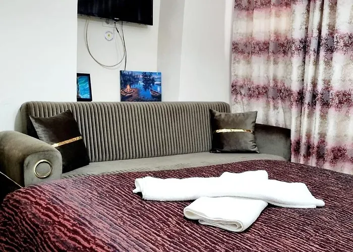 5 Kisilik Huzurlu Stuedyo Daire Séjour chez l'habitant